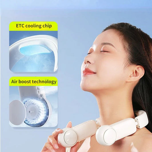 USB Neck-Hanging Mini Fan